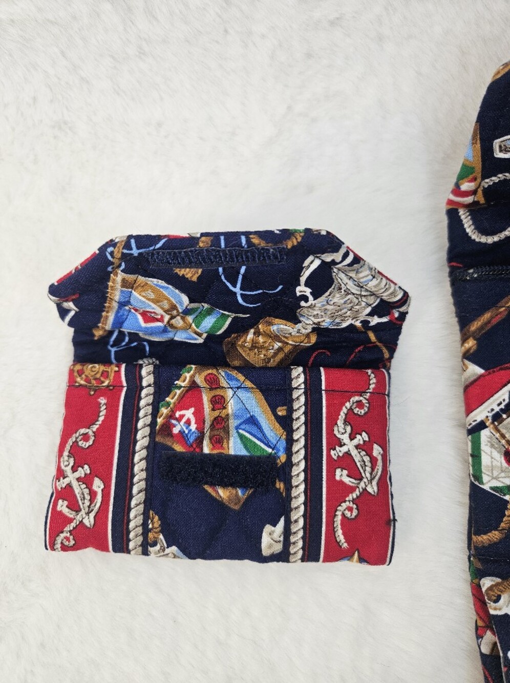 Vintage Retired Vera Bradley Indiana Regatta Nautical Wallet And Coin Purse Set - Picture 5 of 8